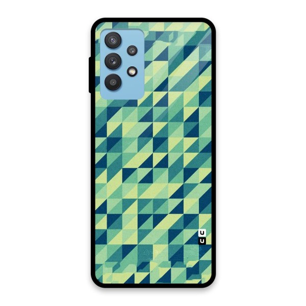 Shady Green Glass Back Case for Galaxy M32 5G