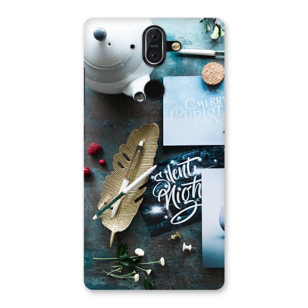 Silent Night Celebrations Back Case for Nokia 8 Sirocco