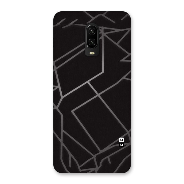 Silver Angle Design Back Case for OnePlus 6T