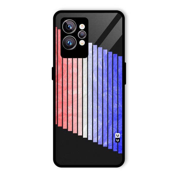 Simple Bars Glass Back Case for Realme GT2 Pro