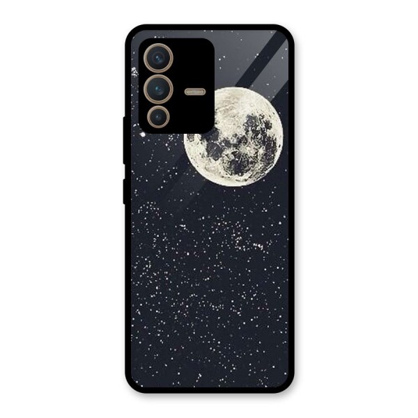 Simple Galaxy Glass Back Case for Vivo V23 5G