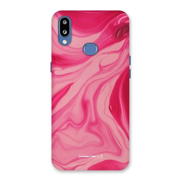 Sizzling Pink Marble Texture Back Case for Galaxy M01s