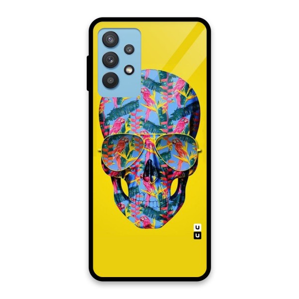 Skull Swag Glass Back Case for Galaxy M32 5G