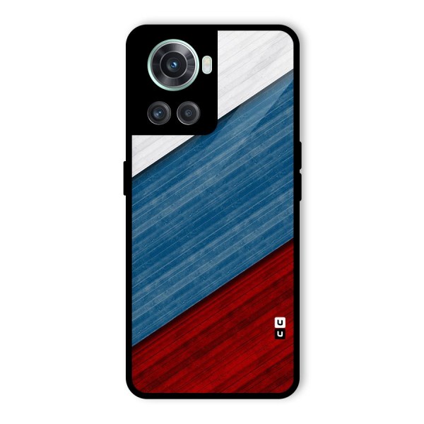 Slant Beautiful Stripe Glass Back Case for OnePlus 10R