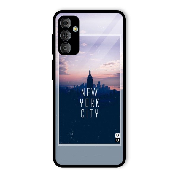 Sleepless City Glass Back Case for Galaxy F23