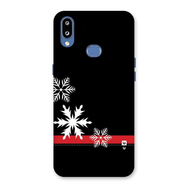 Snowflake Ribbon Back Case for Galaxy M01s