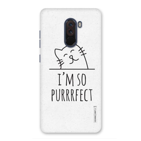 So Purrfect Back Case for Poco F1