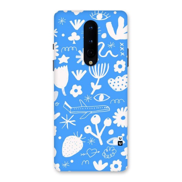 Space Blue Pattern Back Case for OnePlus 8