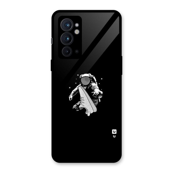 Space Shoe Glass Back Case for OnePlus 9RT 5G