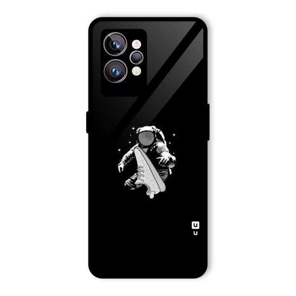 Space Shoe Glass Back Case for Realme GT2 Pro