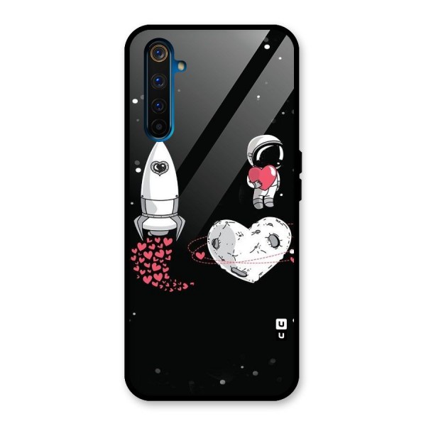 Spaceman Love Glass Back Case for Realme 6 Pro