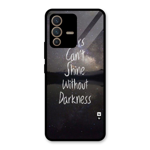 Stars Shine Glass Back Case for Vivo V23 5G