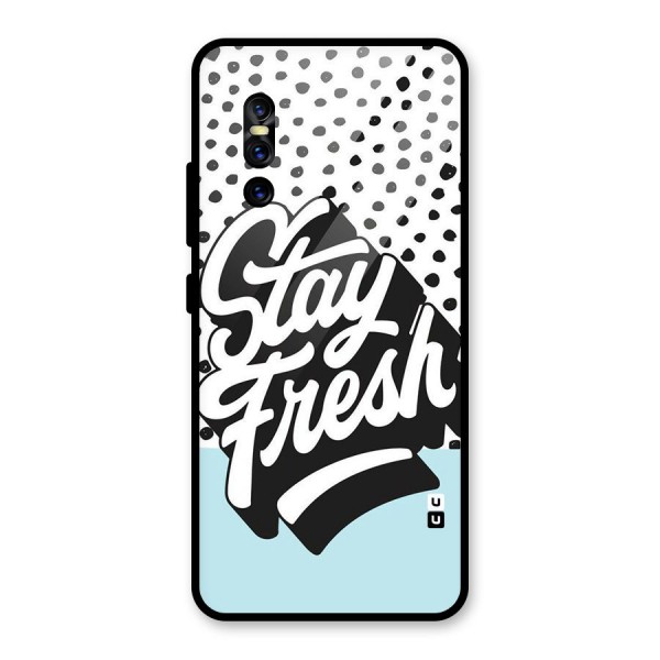 Stay Fresh Glass Back Case for Vivo V15 Pro