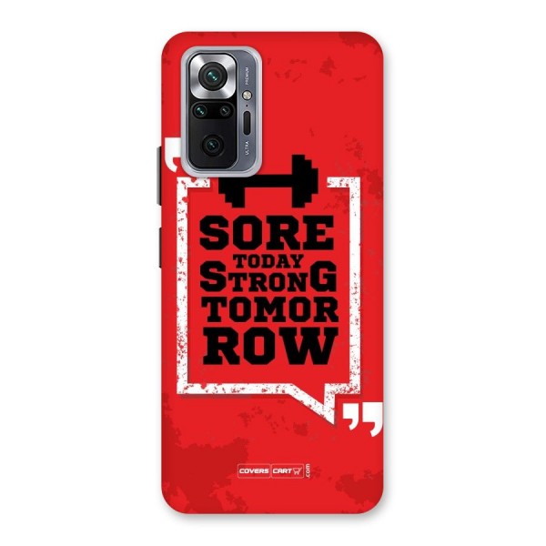Stay Strong Back Case for Redmi Note 10 Pro