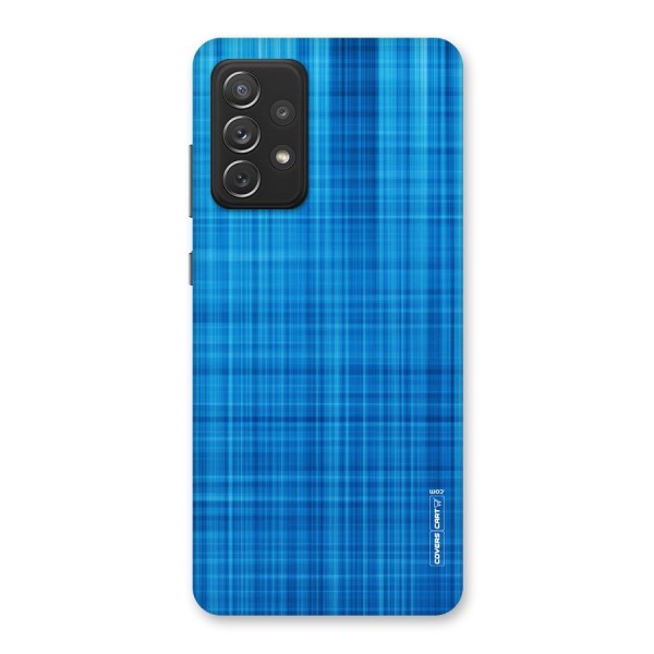 Stripe Blue Abstract Back Case for Galaxy A72