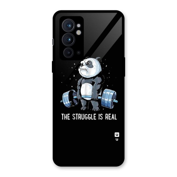 Struggle in Real Glass Back Case for OnePlus 9RT 5G