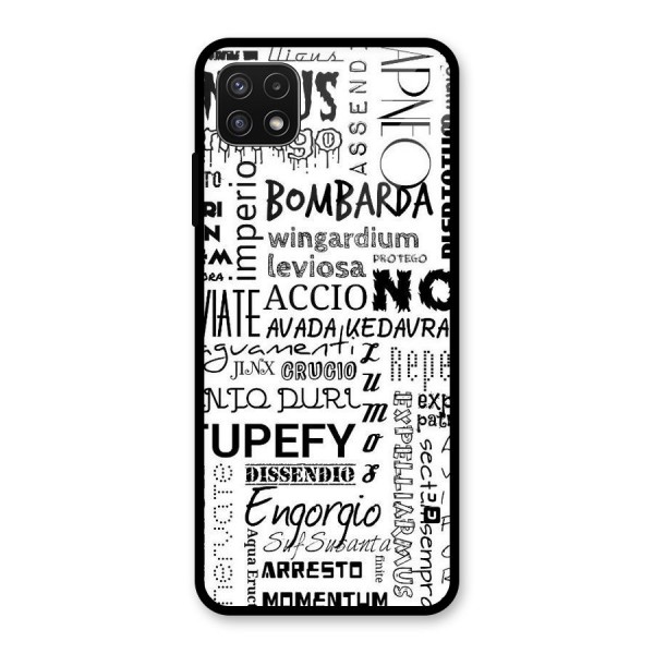 Stupefy Glass Back Case for Galaxy A22 5G