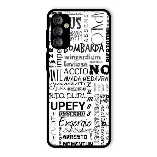 Stupefy Glass Back Case for Galaxy F23