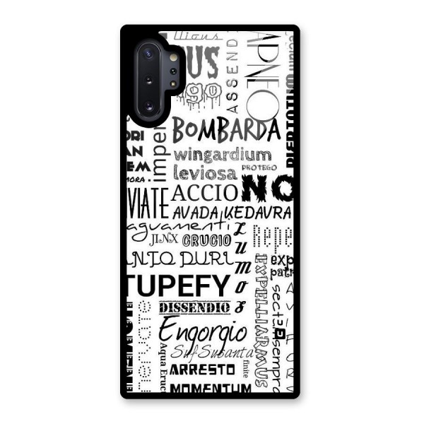 Stupefy Glass Back Case for Galaxy Note 10 Plus