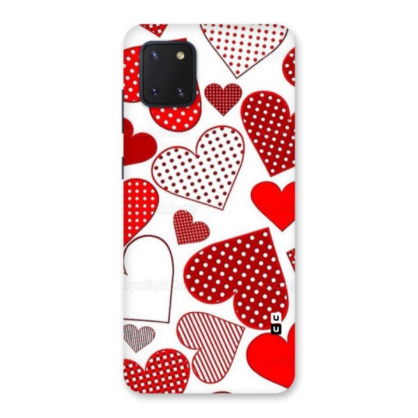 Style Hearts Back Case for Galaxy Note 10 Lite