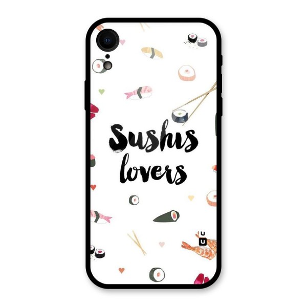 Sushi Lovers Glass Back Case for XR