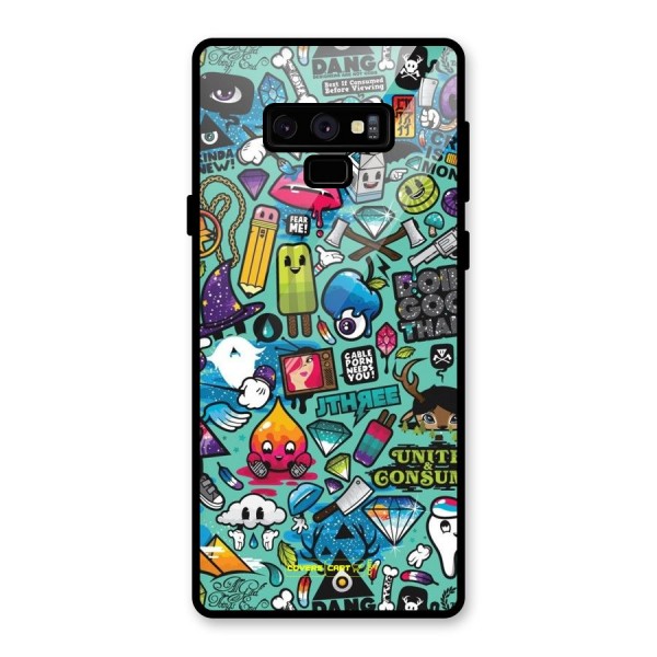 Sweet Candies Glass Back Case for Galaxy Note 9