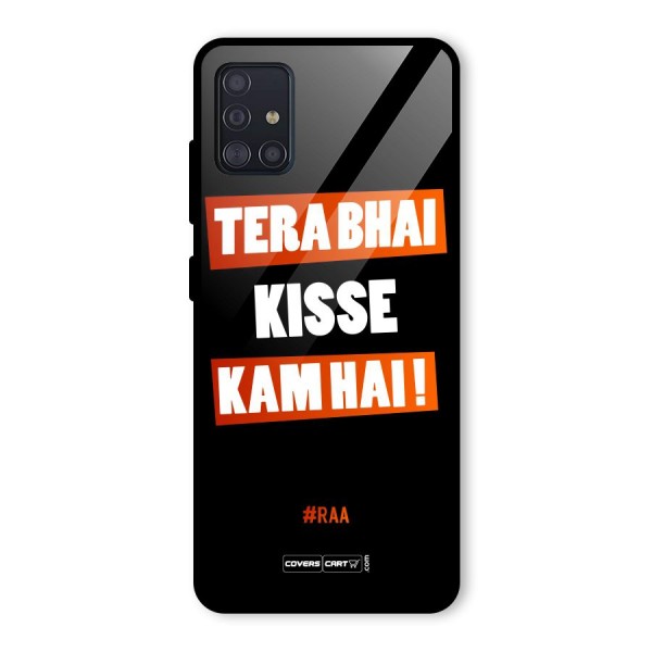 Tera Bhai Raftaar Glass Back Case for Galaxy A51