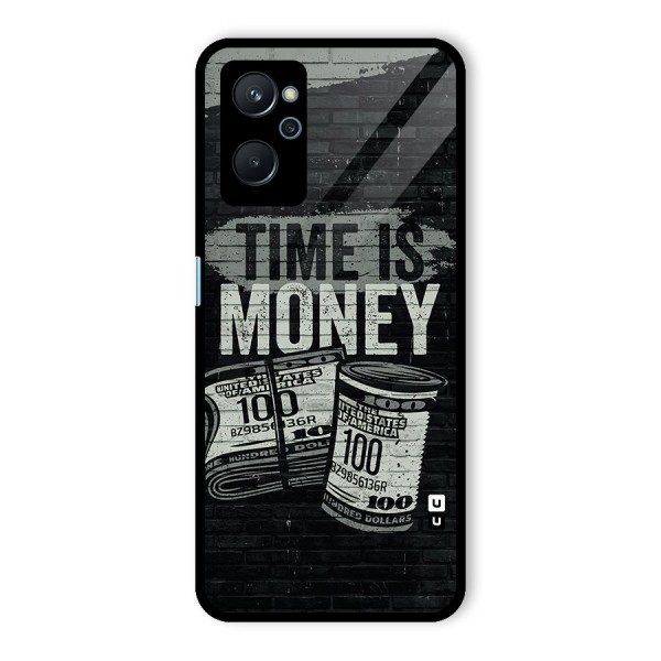 Time Is Money Glass Back Case for Realme 9i