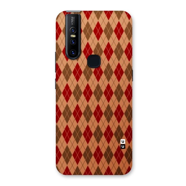 Tiny Checks Diamond Back Case for Vivo V15