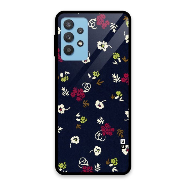 Tiny Flowers Glass Back Case for Galaxy M32 5G