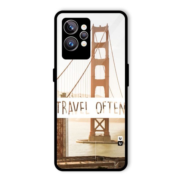 Travel Often Glass Back Case for Realme GT2 Pro