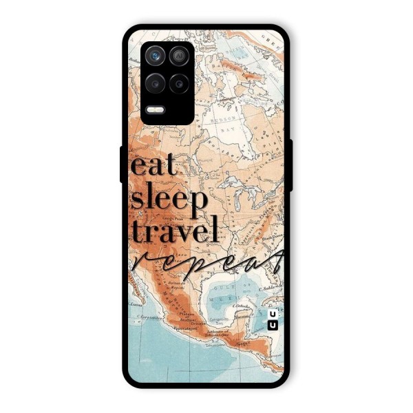 Travel Repeat Glass Back Case for Realme 9 5G