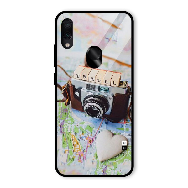 Travel Snapshot Glass Back Case for Redmi Note 7S