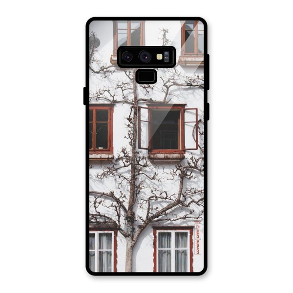 Tree House Glass Back Case for Galaxy Note 9