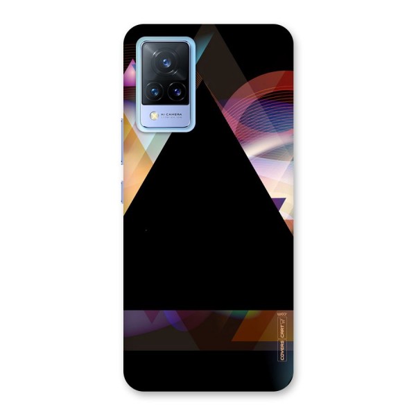 Triangle Black Abstract Back Case for Vivo V21 5G