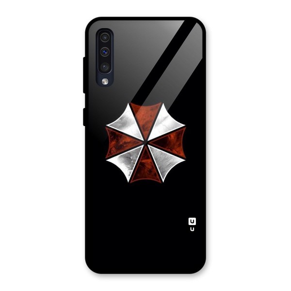 Umbrella Design Glass Back Case for Galaxy A50s