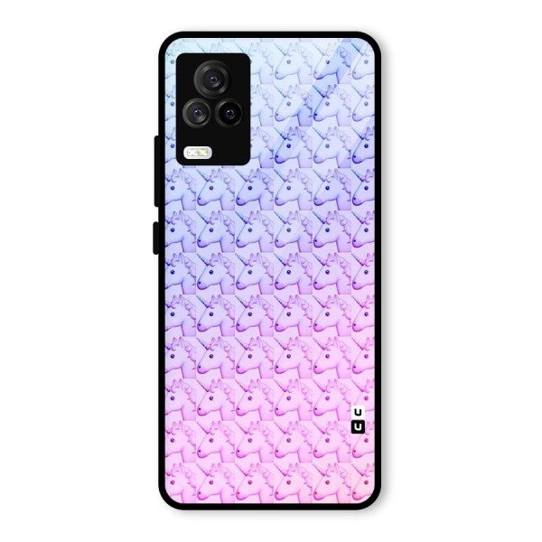 Unicorn Shade Glass Back Case for Vivo iQOO 7 Legend 5G