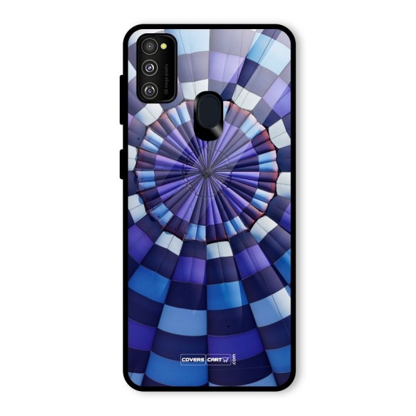 Violet Wonder Glass Back Case for Galaxy M21