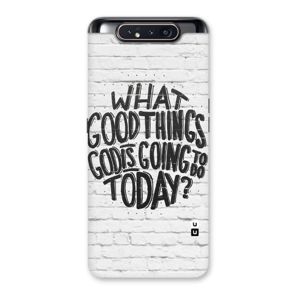 Wall Good Back Case for Galaxy A80