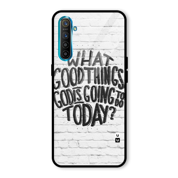 Wall Good Glass Back Case for Realme XT