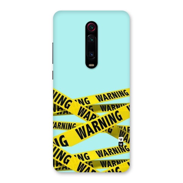 Warning Design Back Case for Redmi K20 Pro