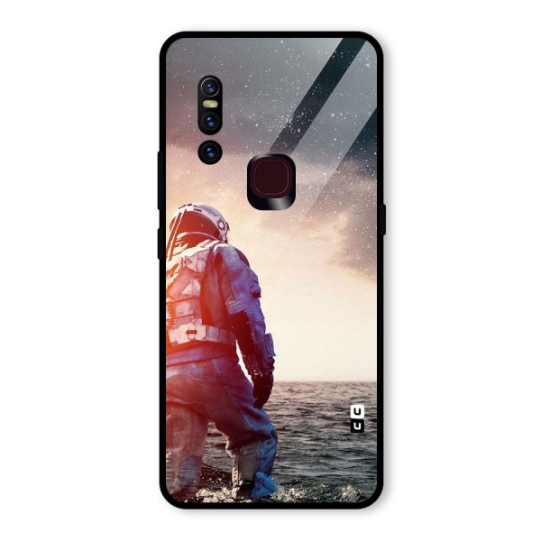 Water Astronaut Glass Back Case for Vivo V15