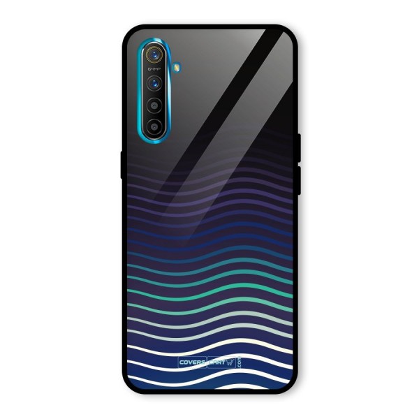 Wavy Stripes Glass Back Case for Realme XT