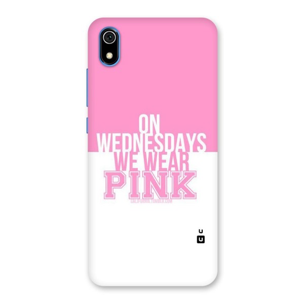 Wear Pink Back Case for Redmi 7A