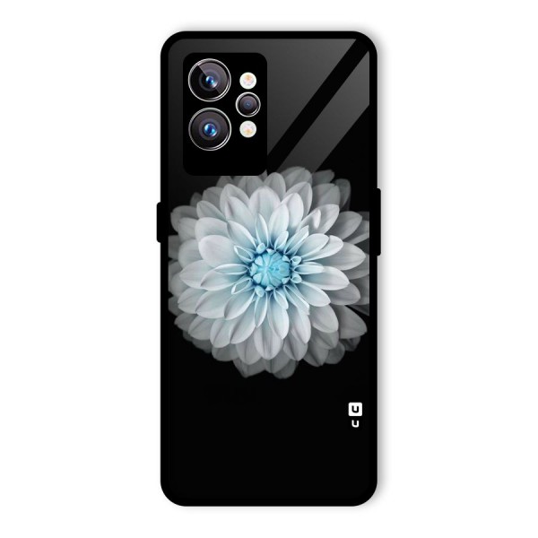 White Bloom Glass Back Case for Realme GT2 Pro