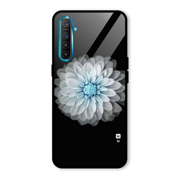 White Bloom Glass Back Case for Realme XT