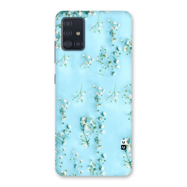 White Lily Design Back Case for Galaxy A51