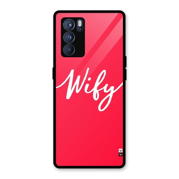 Wify Glass Back Case for Oppo Reno6 Pro 5G