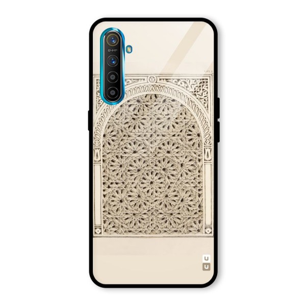 Window Ornaments Glass Back Case for Realme XT