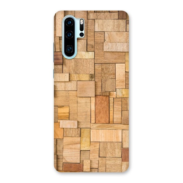 Wooden Blocks Back Case for Huawei P30 Pro